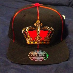 XL Kings Crown Black Adjustable SnapbackSize: ONE SIZE